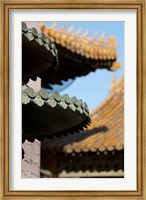 Framed China, Beijing, Forbidden City. Emperors palace, Hall of Consolation.
