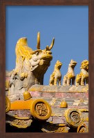 Framed Dragon roof, Hall of Consolation, Forbidden City, Beijing, China