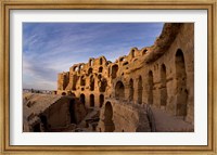 Framed Ancient Roman Amphitheater, El Jem, Tunisia