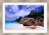 Framed Beach, La Digue in the Seychelle Islands