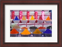 Framed Colorful Spices in the Market, Egypt