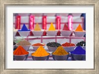 Framed Colorful Spices in the Market, Egypt