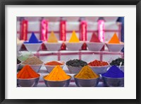 Framed Colorful Spices in the Market, Egypt