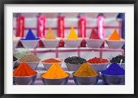 Framed Colorful Spices in the Market, Egypt