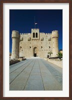 Framed Fort Qu'it Bey, Alexandria, Mediterranean Sea, Egypt