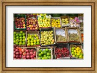 Framed Fruit for sale in the Market Place, Luxor, Egypt