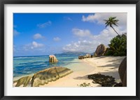 Framed Rock formations, La Digue Island, Seychelles