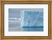 Framed Antarctica, Antarctic Sound. Tabular icebergs.