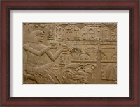 Framed Egypt, Luxor, Luxor Temple, Hieroglyphics