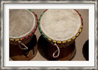Framed Gambia, Banju, Wooden drums, musical instrument