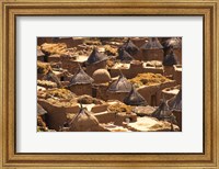 Framed Flat And Conical Roofs, Village of Songo, Dogon Country, Mali, West Africa