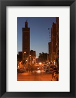 Framed Er Rachidia, Town Mosque and Rue el-Mesjia, Ziz River Valley, Morocco