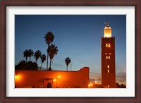 Framed Africa, Morocco, Marrakesh, Koutoubia minaret