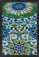 Framed Floor tiles in Al-Hassan II mosque, Casablanca, Morocco