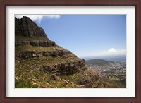 Framed Cape Town, South Africa. Hiking up to Table Mountain.