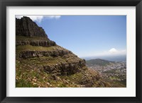 Framed Cape Town, South Africa. Hiking up to Table Mountain.