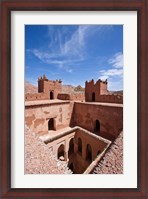 Framed Deserted kasbah on the Road of a Thousand Kasbahs, Tenirhir, Morocco