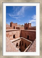 Framed Deserted kasbah on the Road of a Thousand Kasbahs, Tenirhir, Morocco