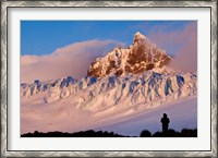 Framed Graae Glacier and Mount Sabatier, Trollhul, South Georgia Island, Antarctica