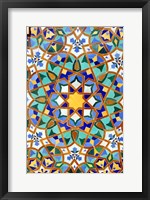 Framed Hassan II Mosque Mosaic Detail, Casablanca, Morocco