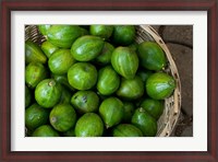 Framed Benin, Ouidah, Produce Market Avocados