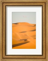 Framed Erg Awbari, Sahara desert, Fezzan, Libya