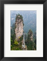 Framed Cable Car To Yellow Stone Stronghold Village, Zhangjiajie National Forest Park, Hunnan, China