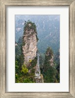 Framed Cable Car To Yellow Stone Stronghold Village, Zhangjiajie National Forest Park, Hunnan, China