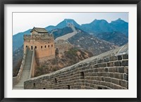Framed China, Hebei, Luanping, Chengde. Great Wall of China