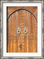 Framed Door in the Souk, Marrakech, Morocco, North Africa