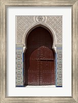 Framed Archway with Door in the Souk, Marrakech, Morocco