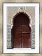 Framed Archway with Door in the Souk, Marrakech, Morocco