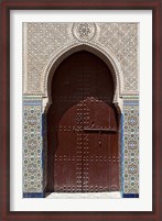 Framed Archway with Door in the Souk, Marrakech, Morocco