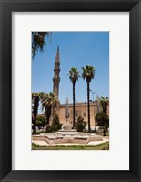 Framed El Hussein Square and Mosque, Cairo, Egypt, North Africa