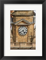 Framed Clock Tower, City Hall, Cape Town, South Africa.