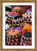 Framed Colorful Head Wear For Sale, Luxor, Egypt