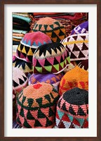Framed Colorful Head Wear For Sale, Luxor, Egypt
