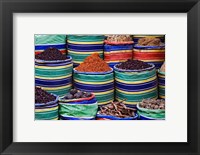Framed Colorful Spices at Bazaar, Luxor, Egypt