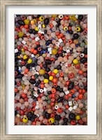 Framed Glass beads, Khan el Khalili Bazaar, Market, Cairo, Egypt