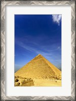 Framed Great Pyramid of Giza, Khufu, Cheops, Cairo, Egypt