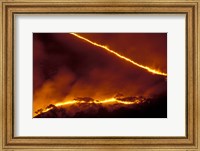 Framed Forest Fire, Gombe National Park, Tanzania