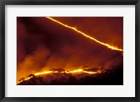 Framed Forest Fire, Gombe National Park, Tanzania