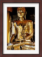 Framed Golden Buda of Shwedagon Pagoda, Yangon, Myanmar