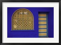 Framed Doorway in Jardin Majorelle, Marrakech, Morocco