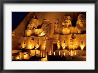 Framed Egypt, Abu Simbel, Greater Temple of Ramses II, Columns