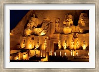 Framed Egypt, Abu Simbel, Greater Temple of Ramses II, Columns