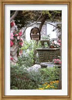 Framed Caged Songbird Hangs in Administrator's Garden, Suzhou, Jiangsu Province, China