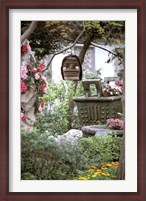 Framed Caged Songbird Hangs in Administrator's Garden, Suzhou, Jiangsu Province, China