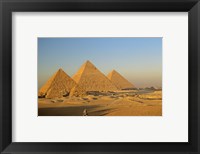 Framed Giza Pyramid, Giza Plateau, Old Kingdom, Egypt