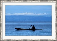 Framed Canoe on Lake Tanganyika, Tanzania